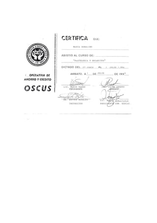 Hoja de vida maria robalino 