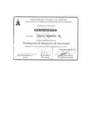 Hoja de vida maria robalino 