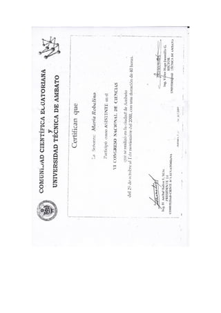 Hoja de vida maria robalino 