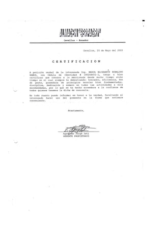 Hoja de vida maria robalino 