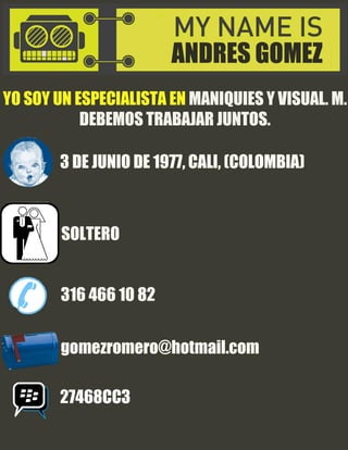 Resume Andres Gomez Romero