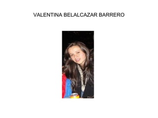 VALENTINA BELALCAZAR BARRERO 