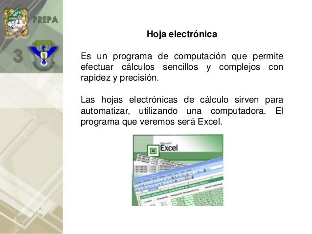 Hoja electronica