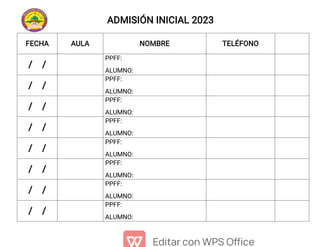 HOJAS DE ADMISIÓN INICIAL 2023-1.pdf