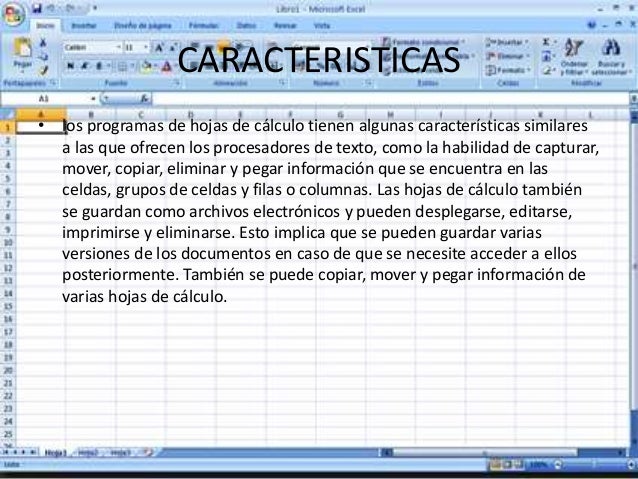 Hojas De Calculo