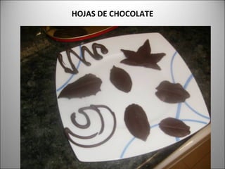 HOJAS DE CHOCOLATE 