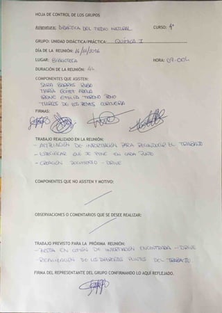 Hojas de control dmn