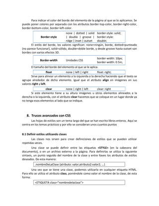 Hojas de estilo css | PDF
