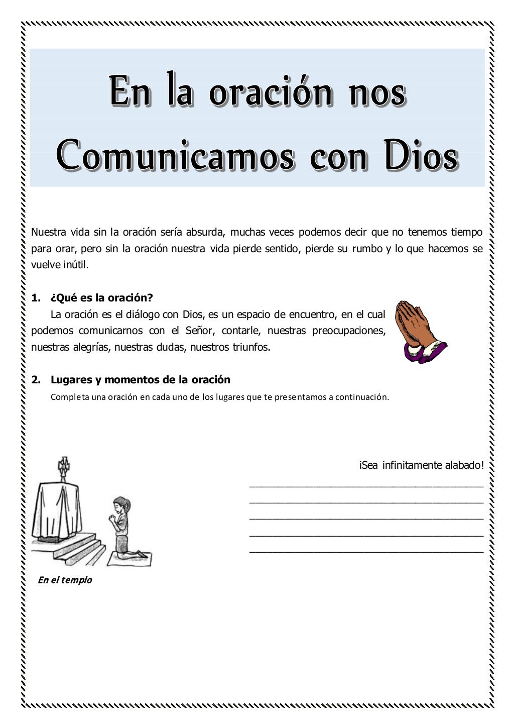 Temas de religion para 5° grado de primaria
