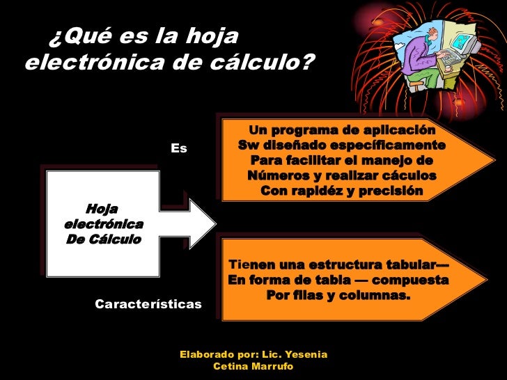 Hojas electronicas de calculo
