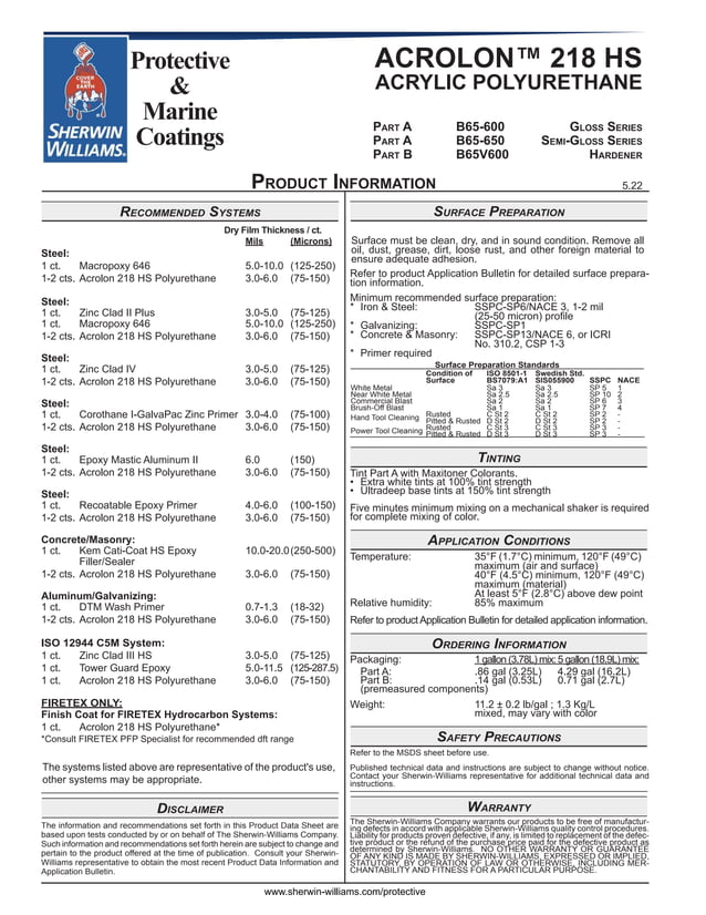 HojaTecnicaAcrolon 218 HS Acrylic Polyurethane.pdf
