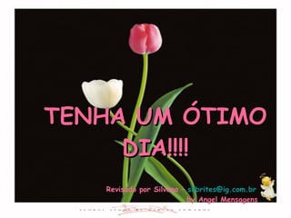 TENHA UM ÓTIMO DIA!!!! Revisado por Silvana –  [email_address]   by Angel Mensagens  