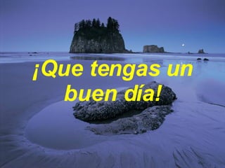 ¡Que tengas un buen día! 