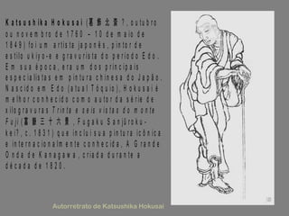 Autorretrato de Katsushika Hokusai 