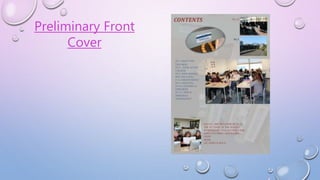 Preliminary Front
Cover
 