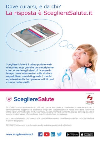 Scegliere
ITALIA
 