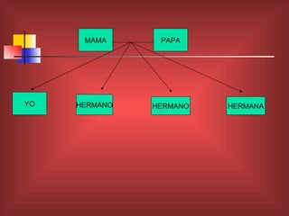 MAMA YO HERMANA HERMANO HERMANO PAPA 