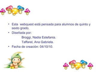 WEBQUEST PARA 5TO Y 6TO GRADO | PPS