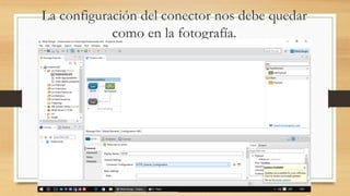 La configuración del conector nos debe quedar
como en la fotografía.
 