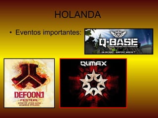 HOLANDA  Eventos importantes: 