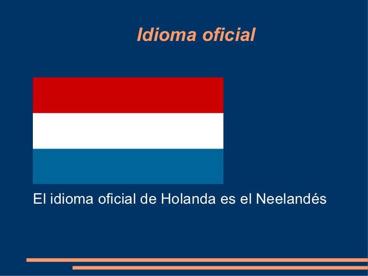Presentación sobre Holanda Grupo 3º