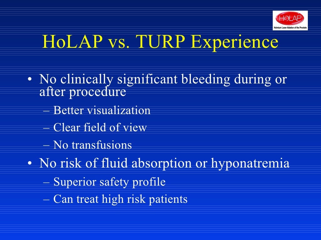 Holmium Laser Ablation of the Prostate webinar slides