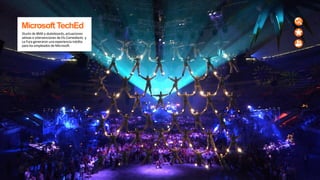 Stunts  de  BMX  y  skateboards,  actuaciones  
aéreas  e  intervenciones  de  Els  Comediants    y  
La  Fura  generaron  una  experiencia  inédita  
para  los  empleados  de  Microso^.

MicrosoftTechEd
 