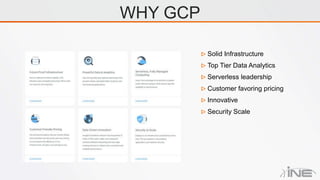 Intro to Google Cloud Platform Data Engineering. | PPT