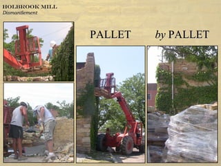 PALLETPALLET
Holbrook MillHolbrook Mill
DismantlementDismantlement
 