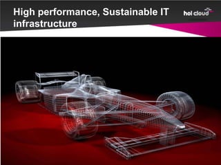High performance, Sustainable IT
infrastructure
 