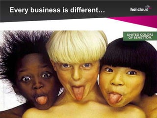 Every business is different…
 