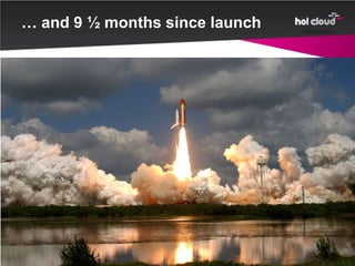 … and 9 ½ months since launch
 