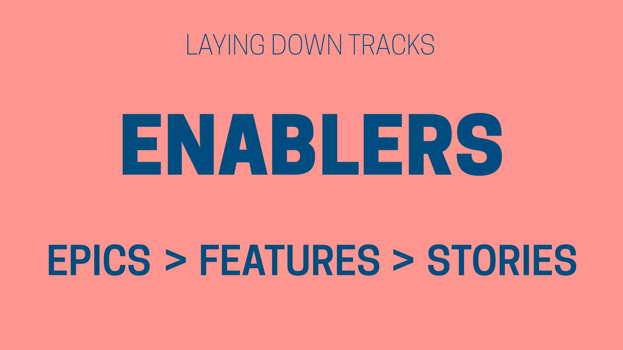 LAYING DOWN TRACKS
ENABLERS
EPICS FEATURES STORIES> >
 