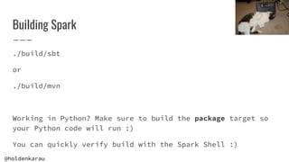 Getting Started Contributing to Apache Spark – From PR, CR, JIRA, and Beyond Slide 30