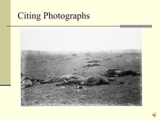 Citing Photographs 