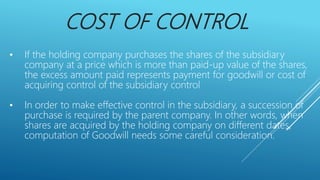 Holding and subsidiary company | PPTX