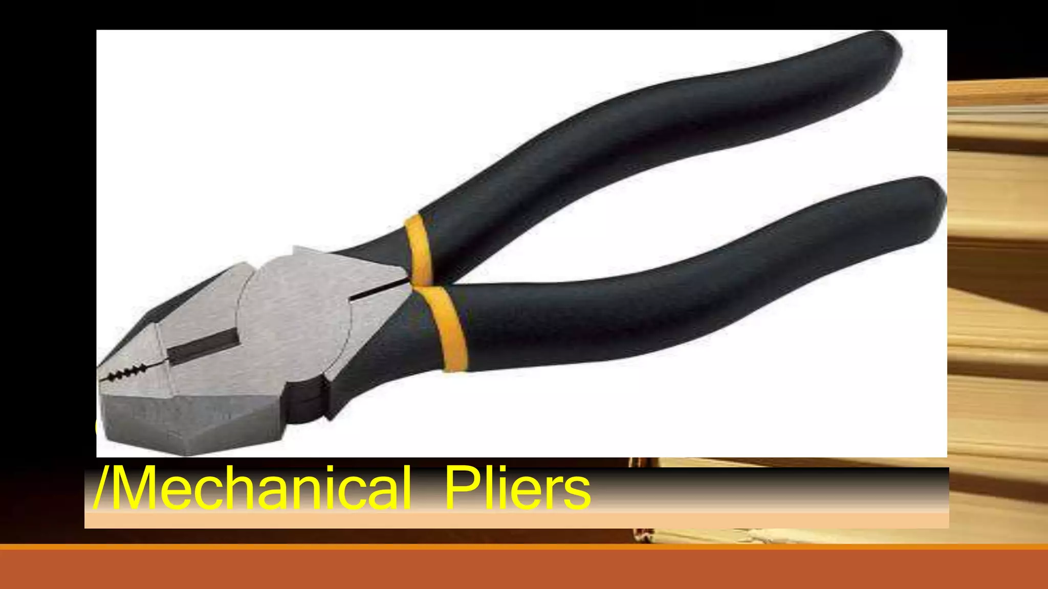 Combination Pliers
/Mechanical Pliers