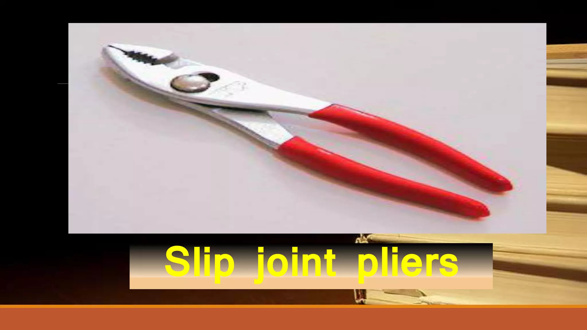 Slip joint pliers