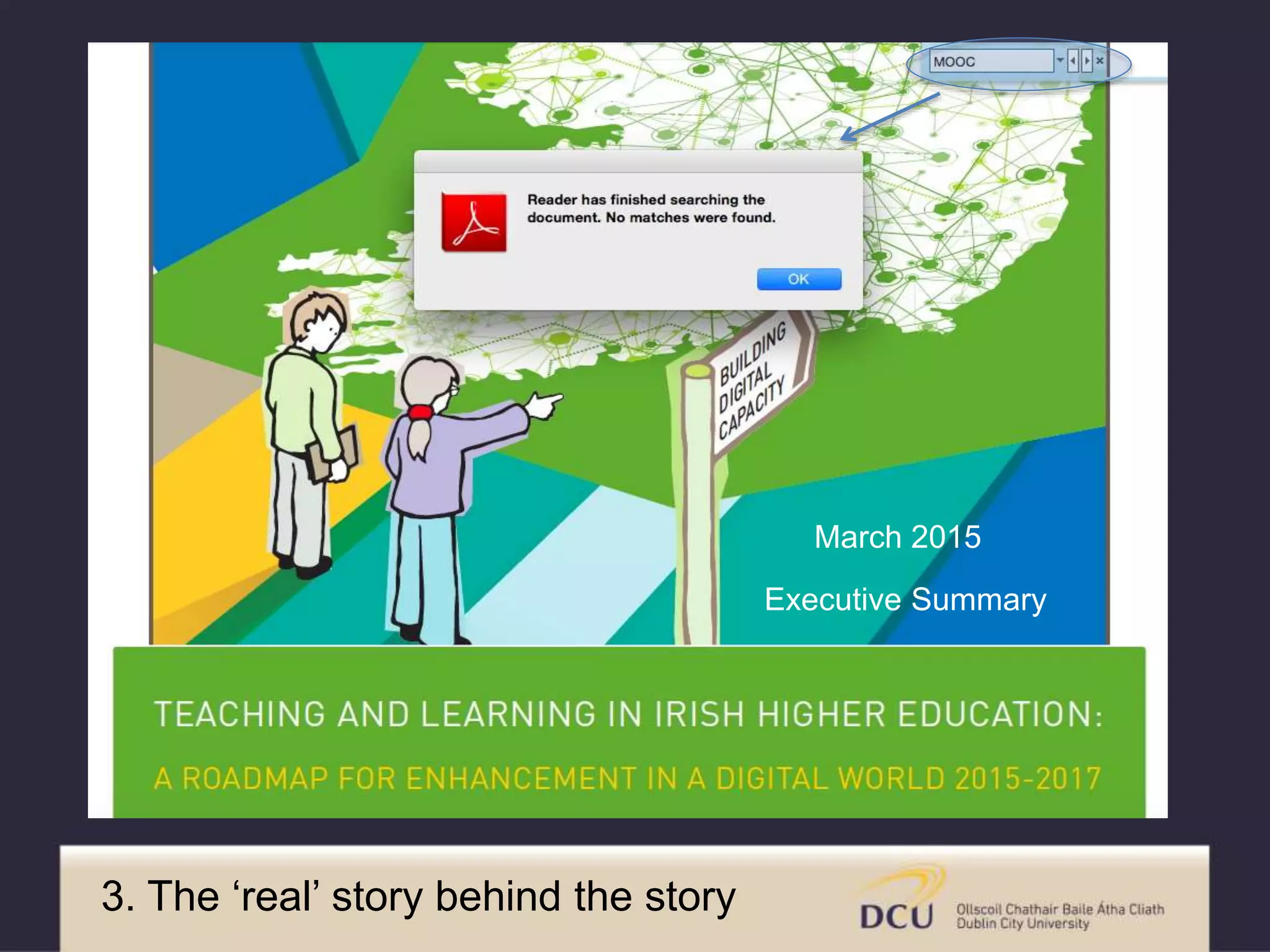 Executive Summary
3. The ‘real’ story behind the story
March 2015
 