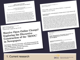 Hold the Front Page: The Story of MOOCs in the Irish Media