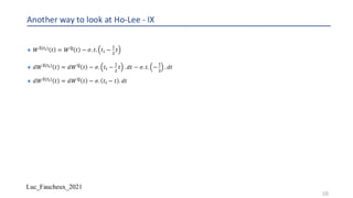 Ho Lee model and Girsanov theorem, ratio of deflated Zeros | PPT