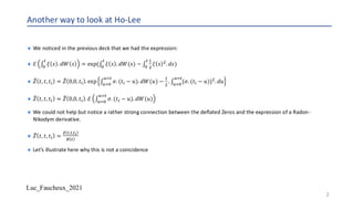 Ho Lee model and Girsanov theorem, ratio of deflated Zeros | PDF
