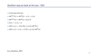 Ho Lee model and Girsanov theorem, ratio of deflated Zeros | PDF