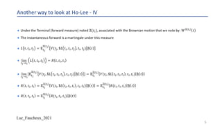 Ho Lee model and Girsanov theorem, ratio of deflated Zeros | PDF
