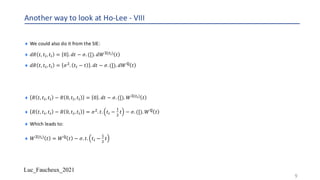 Ho Lee model and Girsanov theorem, ratio of deflated Zeros | PDF
