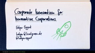 Intersection18: Corporate Innovation for Innovative Corporations - Holger Eggert