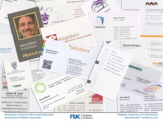 FMK2014: Verband der FileMaker Entwickler by Holger Darjus