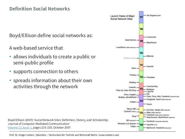 an analysis of boyd ellison Descrizione secondo la definizione data dalle studiose danah m boyd e nicole b ellison, si possono definire siti di reti sociali (social network sites) i. an analysis of boyd ellison Descrizione secondo la definizione data dalle studiose danah m boyd e nicole b ellison, si possono definire siti di reti sociali (social network sites) i.