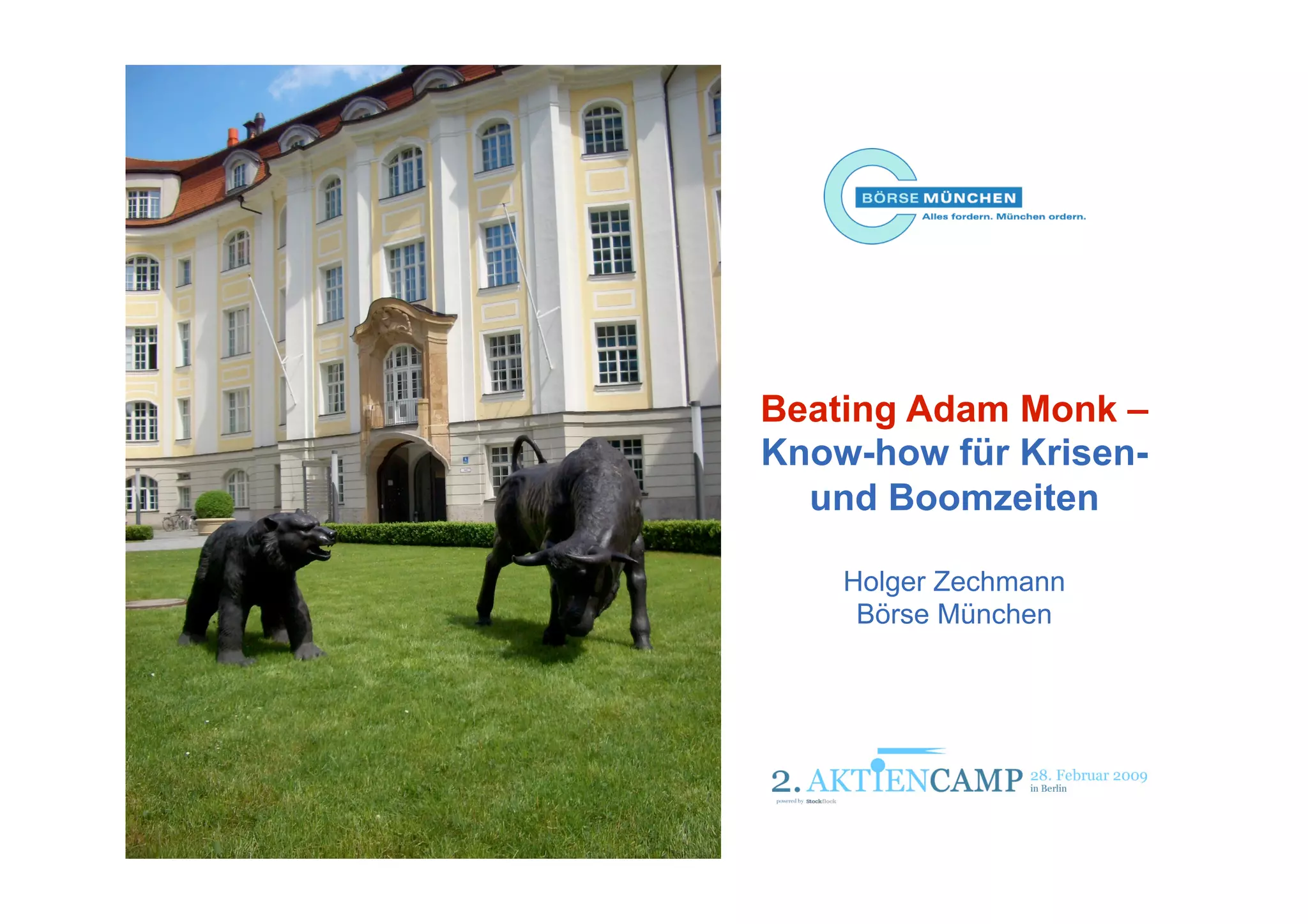 Holger Zechmann Vortrag Aktiencamp Berlin