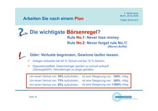 Holger Zechmann Vortrag Aktiencamp Berlin
